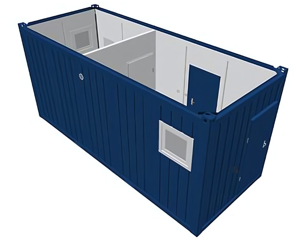 Sanitärcontainer Damen Herren 20 Fuß