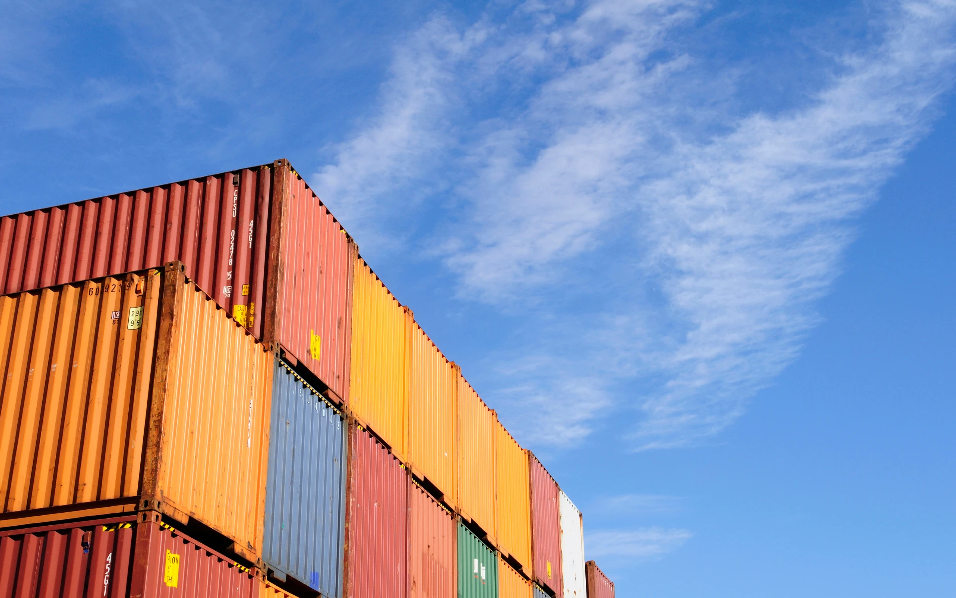 40 Fuß Highcube Seecontainer