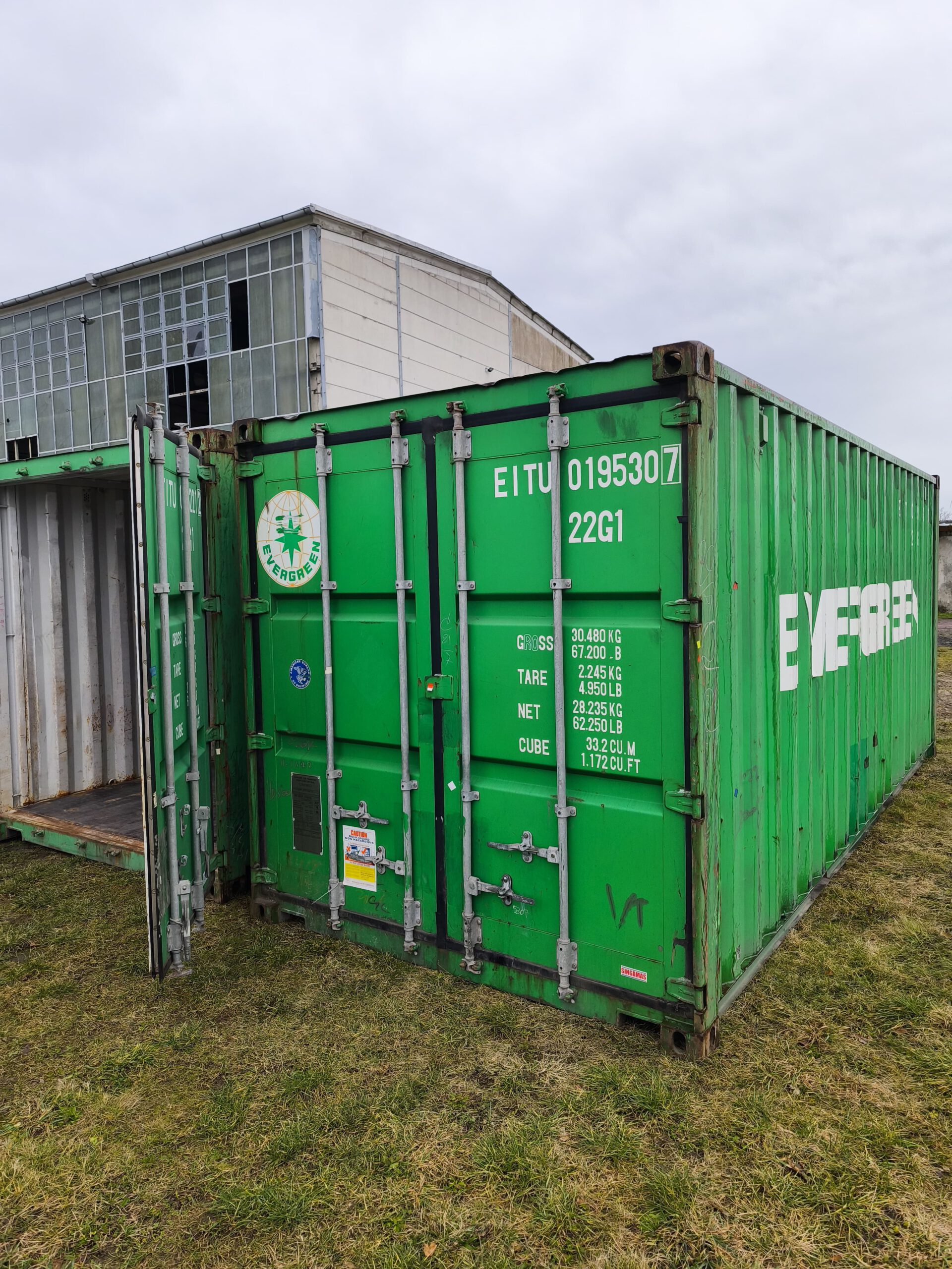 20 Fuß Seecontainer mieten Dresden – gebraucht
