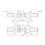 Bridge Fitting 285 mm zur horizontalen Verbindung von Containern – Ansicht 3